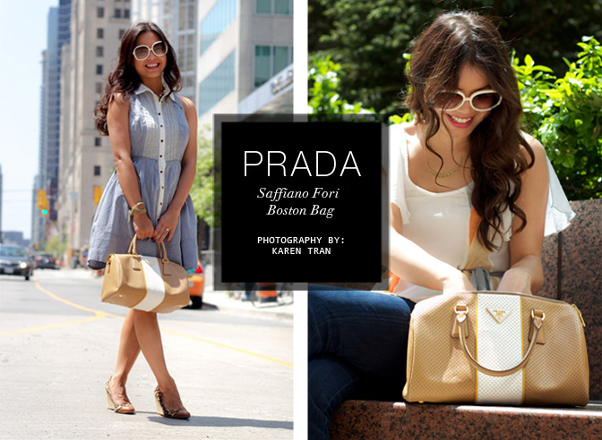 Prada Boston Bag - How to wear our featured Consignment Shopping Item