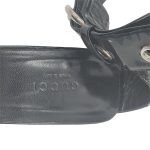 Logo of pre-owned Gucci Patent Leather Strappy Sandals.